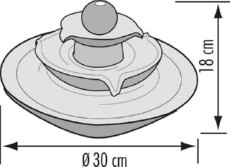 fontana Pisa modra dimenzije