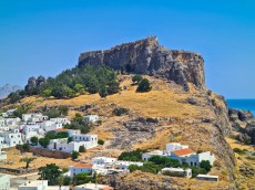 Lindos castle Lindos castle