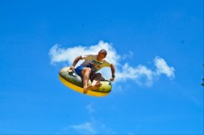 in the air in the air