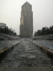 Petronas Twin Towers rain Kuala Lumpur Petronas Twin Towers rain Kuala Lumpur