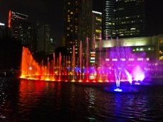 Petronas Twin Towers svetlobna igra Petronas Twin Towers svetlobna igra