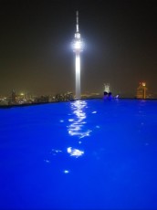 Platinum KL Tower at night Platinum KL Tower at night
