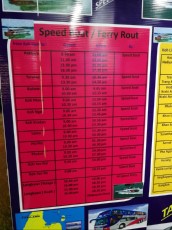 prices ferry rout Langkawi