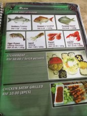 prices seafood on Langkawi prices seafood on Langkawi