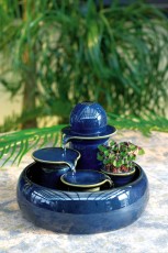 Keramik fontana Trentino Blue