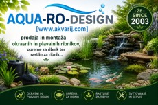 AQUA-RO-DESIGN PRODAJA IN MONTAZA OKRASNIH IN PLAVALNIH RIBNIKOV