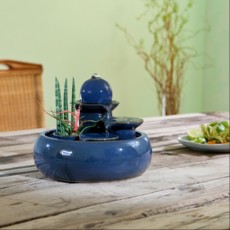 fontana keramik Trentino blue