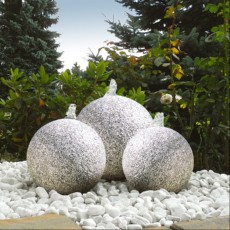 GRANIT VRTNE FONTANE KROGLA GREY 3SET