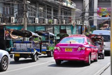 TAJSKA - 2015 taxi Bangkok