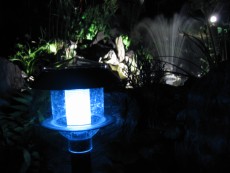 Osvetlitev ribnika nocna osvetlitev ribnika